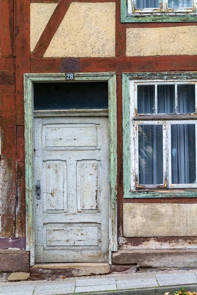 Vertical Shot Old Door Uslar Germany — Stock Photo, Image
