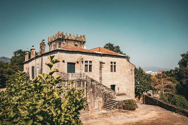 Fortress Castro Vigo Spain Surrounded Green Nature Sunny Weather — Stock Photo, Image