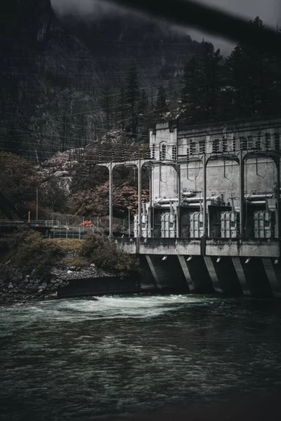 Una Scena Misteriosa Dal Lago Diablo Nel Parco Nazionale Delle — Foto Stock