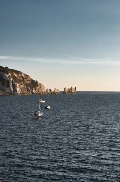 Scenery Needles Isle Wight England — Stock Photo, Image