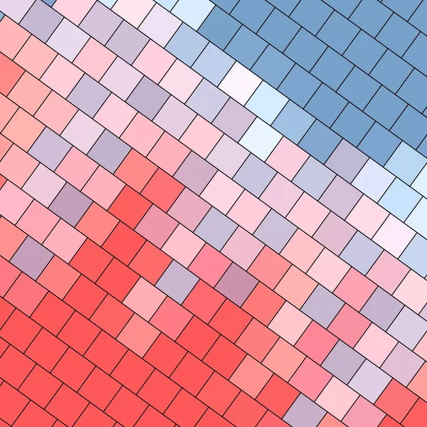 Abstrato Quadrado Paleta Colorida Tijolo Parede Textura Fundo Com Geométrica — Fotografia de Stock