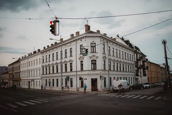 Uma Bela Fachada Histórica Viena Áustria — Fotografia de Stock