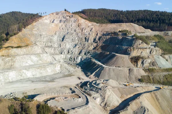 Impressive Opencast Mining Stone Pit Mountain Austria — Stock Photo, Image