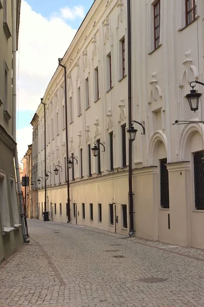 Πολωνία Lublin Jezuicka Street Στην Παλιά Πόλη Του Lublin — Φωτογραφία Αρχείου