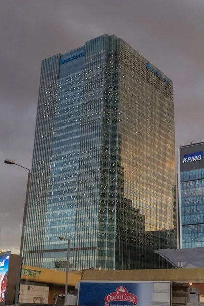 Edifício Moderno Barclays Cidade Londres Reino Unido — Fotografia de Stock