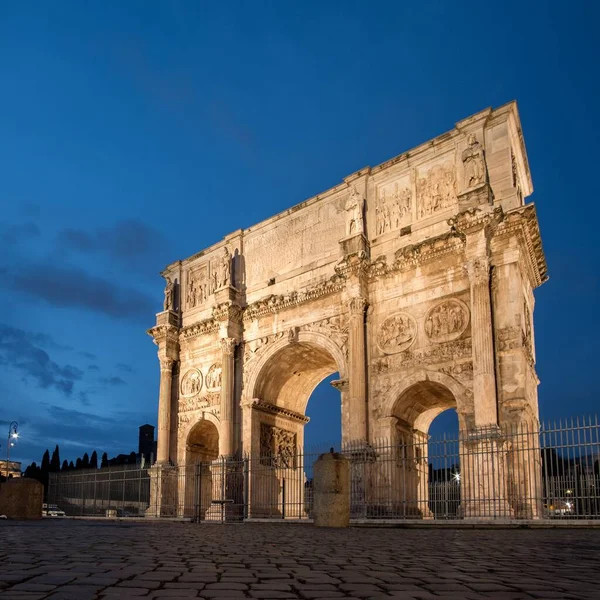 Arch Titus Blue Hour Roman Forum Rome — Stock Photo, Image