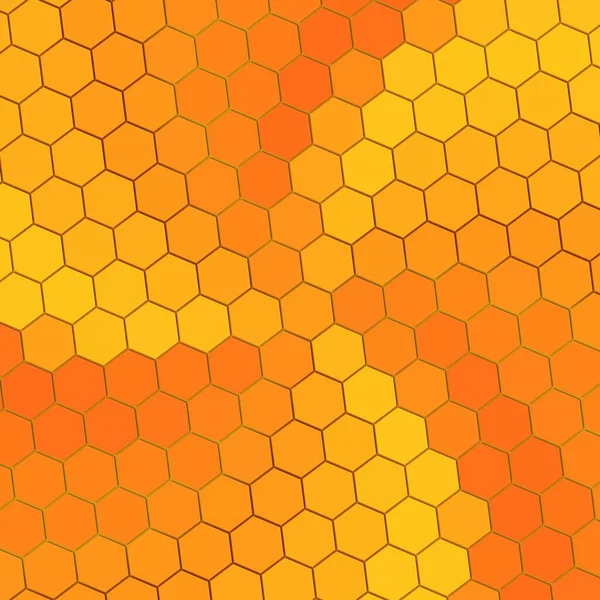 Geometria Hatszög Fal Textúra Háttér Többszínű Méhsejt Minta Tapéta — Stock Fotó