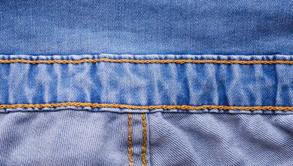 Close Jeans Ganga Fundo Tecido — Fotografia de Stock