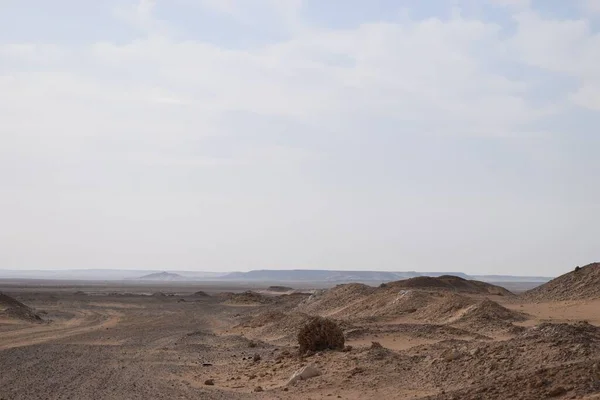 Wadi Dahek自然保护区位于扎尔卡省边界内的巴迪亚东北部 — 图库照片