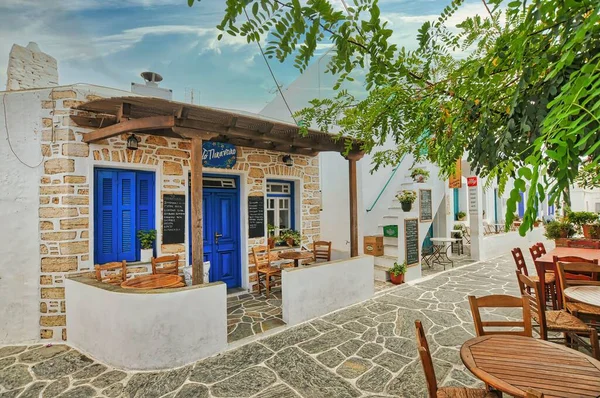 Buildings Traditional Village Chora Cyclades — Stock Photo, Image