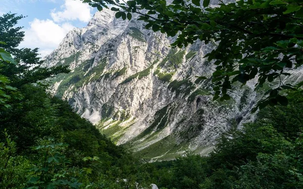 Aerial View Triglav National Park Mountains Slovenia — Stock Photo, Image