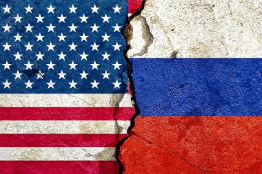 Soyut ABD Rusya Uluslararası Ülkeler Siyaset Ekonomisi İlişkileri Çatışma Konsepti