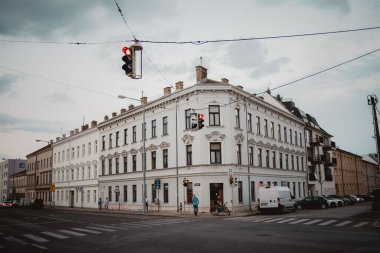 Avusturya, Viyana 'da güzel bir tarihi bina cephesi