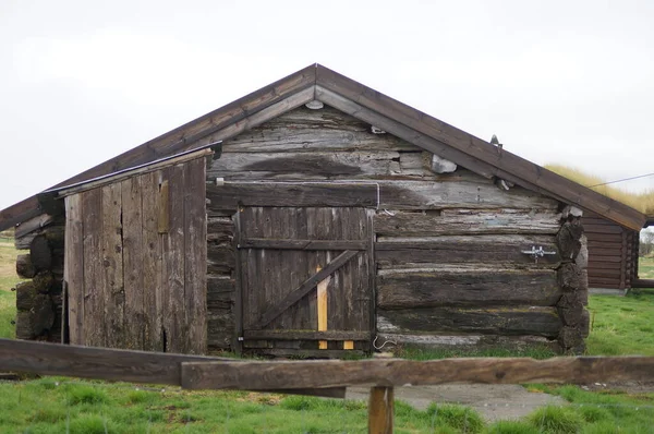 Ett Gammalt Trähus Förort Till Oslo Norge — Stockfoto