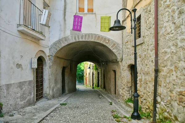 Narrow Street Castelvenere Medieval Village Province Avellino Campania Italy — Photo