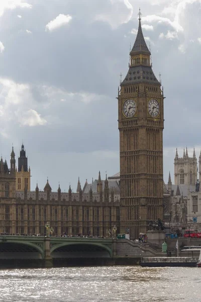 Reloj Big Ben Gran Campana Extremo Norte Del Palacio Westminster — Foto de Stock