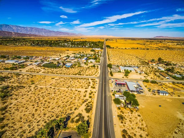 Paesaggio Del Villaggio Deserto Borrego Springs Nella Contea San Diego — Foto Stock