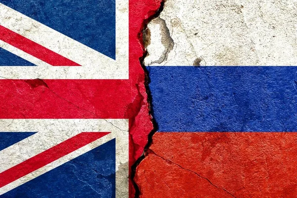 Résumé Royaume Uni Russie Pays Internationaux Politique Économie Relation Conflit — Photo