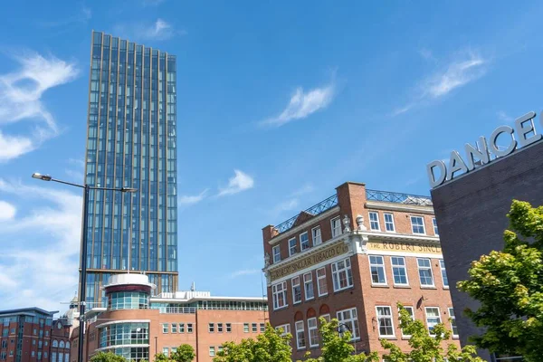 Torre Adriano Metros Altura Edificio Apartamentos Hito Ciudad Los Edificios — Foto de Stock