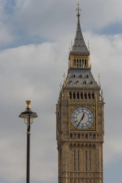 Reloj Big Ben Gran Campana Extremo Norte Del Palacio Westminster — Foto de Stock