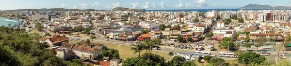 Panorama Miasta Cabo Frio Rio Janeiro Brazylia Budynki Nadmorskiego Miasta — Zdjęcie stockowe