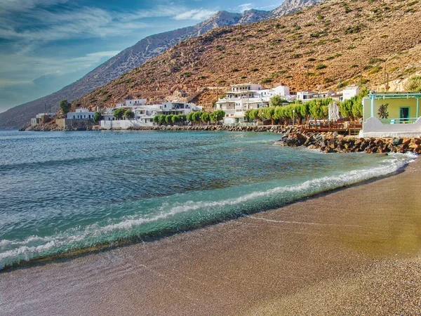 Famoso Villaggio Kamares Sull Isola Sifnos Grecia — Foto Stock