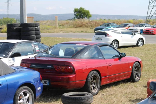 Una Prestazione Personalizzata Nissan Silvia S13 Auto Sportive — Foto Stock