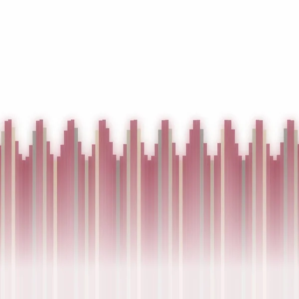 Абстрактна Барвиста Ілюстрація Стилізованого Елемента Вирівнювання Частоти Звуку Веселка Лінії — стокове фото