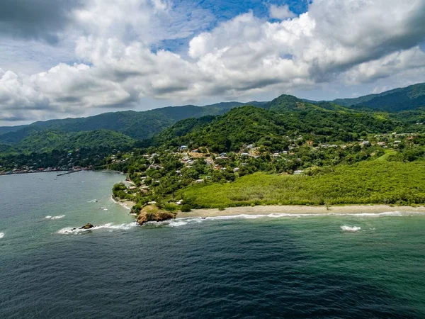 Roxborough Nachází Biosférické Rezervaci Trinidad Tobago — Stock fotografie