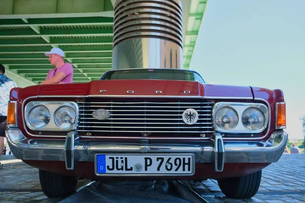 Ford 20M 2000S Sixties Classic Car Show Cologne Germany Front — Stock Photo, Image