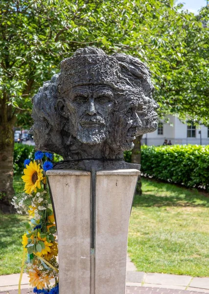 Tolv Svar Till Tragedi Skulptur Angela Conner South Kensington Västra — Stockfoto