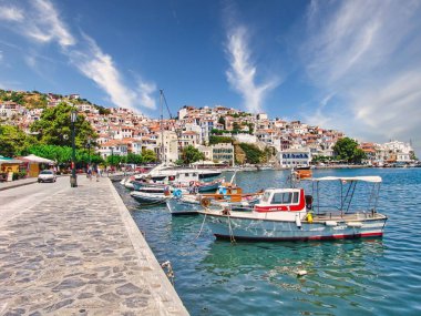 Yunanistan 'ın güzel Sporades the Sporelos adasında