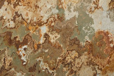 Soyut arkaplan illüstrasyonuna bir göz atın, modern hipster fraktal alev grafiği. Renkli sürreal poster, afiş