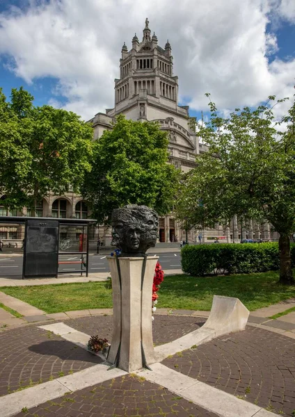 Trajediye Tepki Angela Conner Londra Nın Batısındaki Güney Kensington Yaptığı — Stok fotoğraf