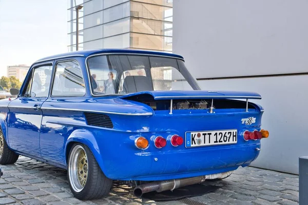 Azul Nsu Prinz Tts Dos Anos Sessenta Show Carros Antigos — Fotografia de Stock