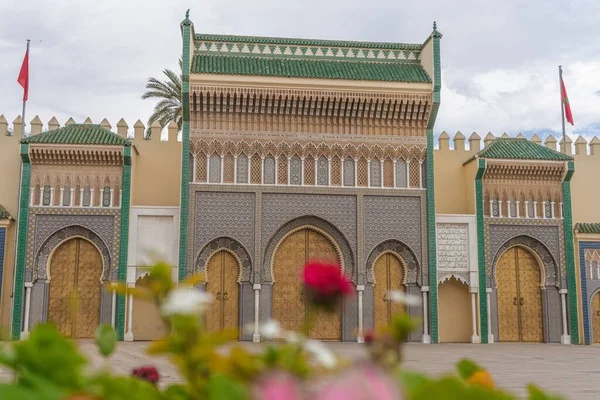 Βασιλικό Παλάτι Στην Παλιά Medina Του Fes — Φωτογραφία Αρχείου