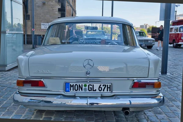 Mercedes Benz 200 W112 Sixties Oldtimer Show Cologne Germany Rear — Stock Photo, Image
