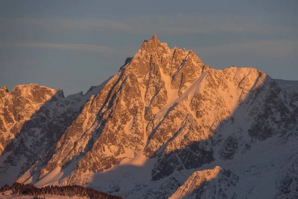 Vacker Natur Den Omfattande Bergskedjan Mont Blanc Alperna — Stockfoto