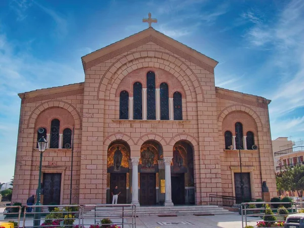 Een Beroemde Kerk Van Saint Dionysios Zakynthos Eiland Van Griekenland — Stockfoto