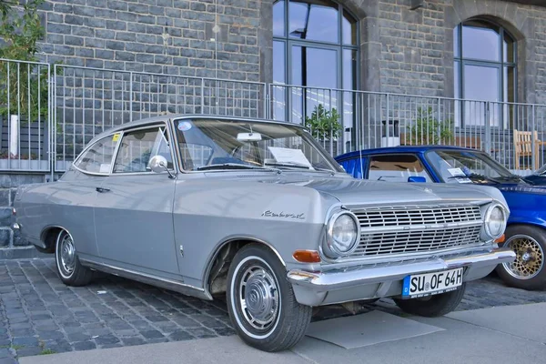 Opel Rekord Coupe Från Sextiotalet Den Gamla Utställningen Köln Tyskland — Stockfoto