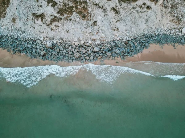Верхний Вид Море Солнечный Летний День — стоковое фото