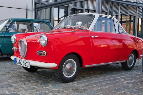 Goggomobil Coupé 250 Los Años Sesenta Exposición Coches Clásicos Colonia —  Fotos de Stock