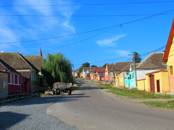 Romania Significant German Saxon Heritage Obvious Southern Transylvania Home Hundreds — Stock Photo, Image