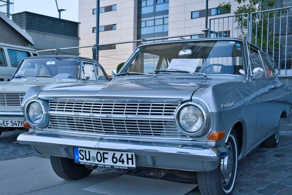 Opel Rekord Coupe Från Sextiotalet Den Gamla Utställningen Köln Tyskland — Stockfoto