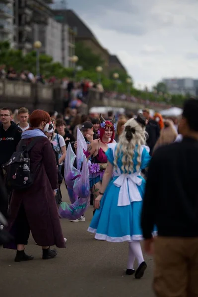 Cosplayers Pose During Japan Day Duesseldorf Editorial Stock Photo - Stock  Image