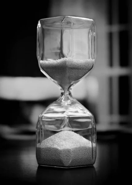 Сірий Знімок Пісочного Годинника — стокове фото