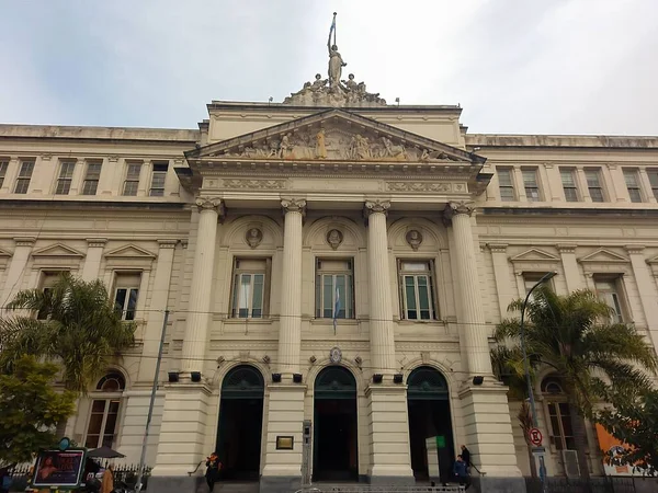 Fassade Der Fakultät Für Wirtschaftswissenschaften Der Universität Buenos Aires Argentinien — Stockfoto