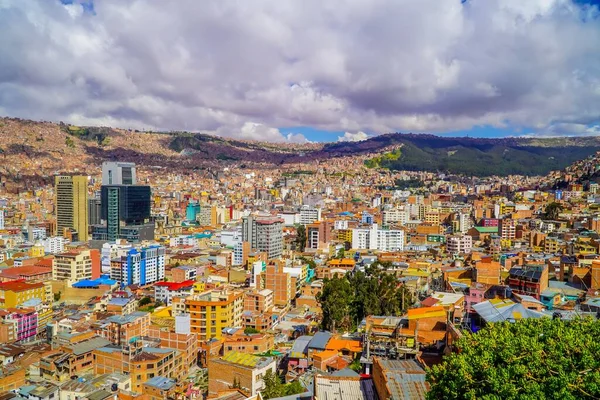 Une Vue Panoramique Sur Les Hauts Les Bidonvilles — Photo