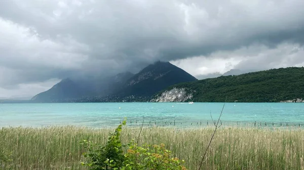 Fransa Daki Annecy Gölü Fransız Alpleri Yakınlarında — Stok fotoğraf