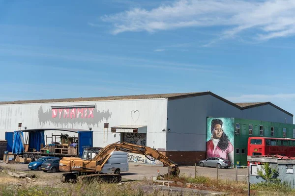 Dynamix Skate Park Former Warehouse Outskirts Town Gateshead — Stock Photo, Image